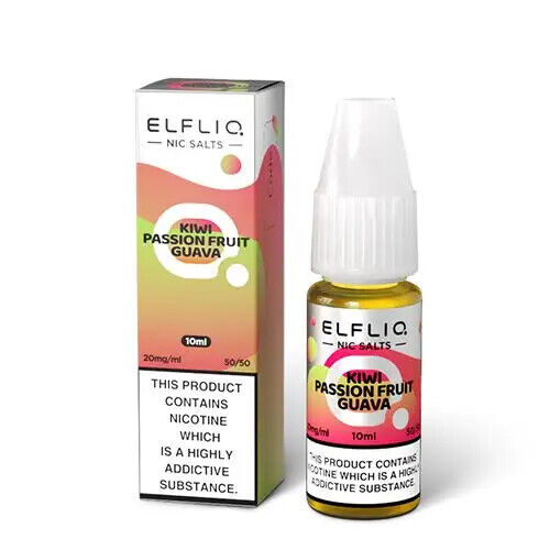 ELFBAR ELFLIQ Kiwi Passion Fruit Guava Nic Salts
