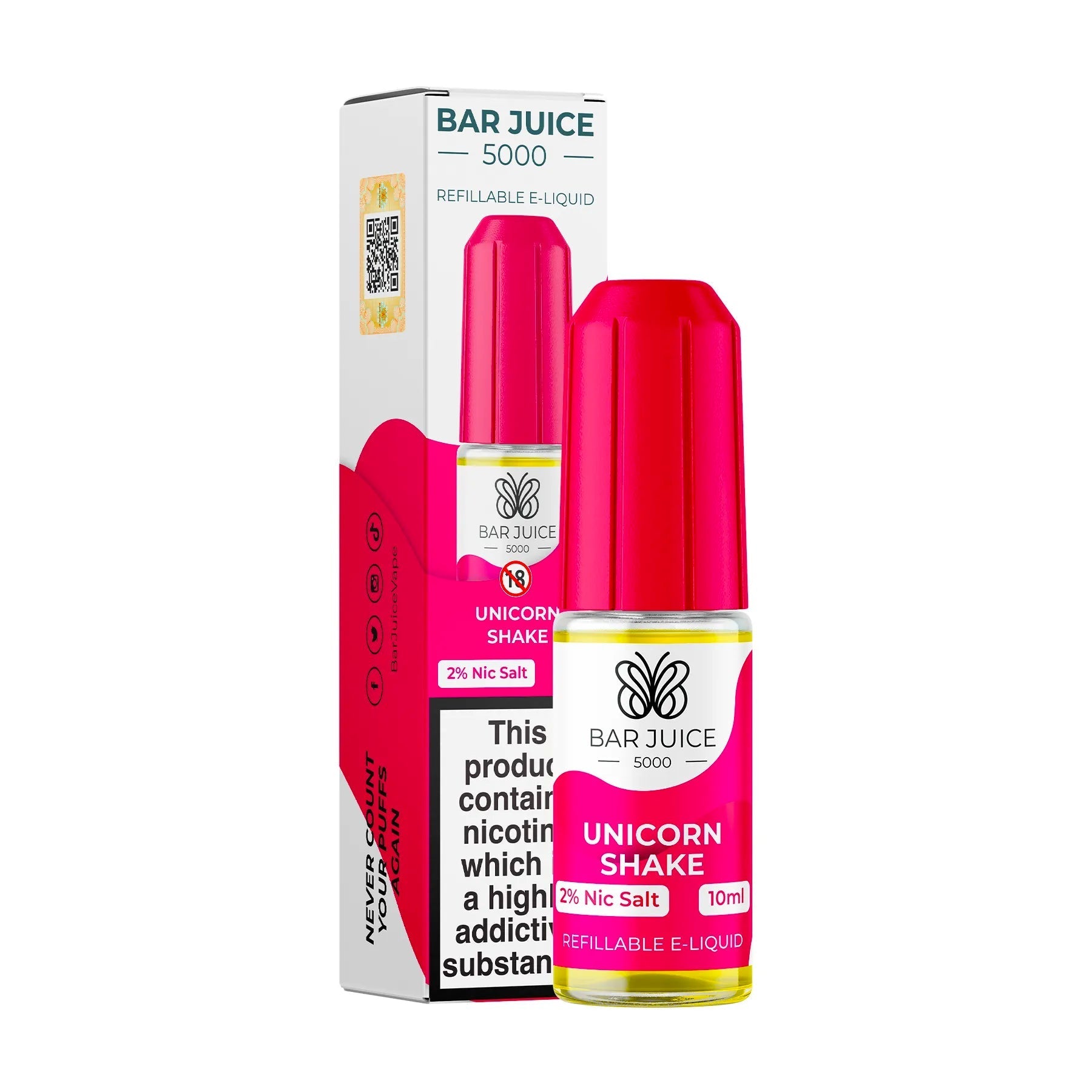 Bar Juice 5000 Unicorn Shake Nic Salt E-Liquid
