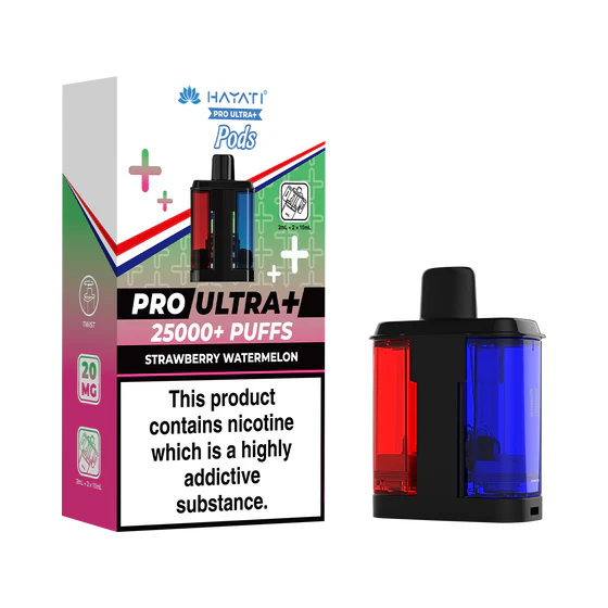 Hayati Pro Ultra Plus 25000 Prefilled Pods - Strawberry Watermelon