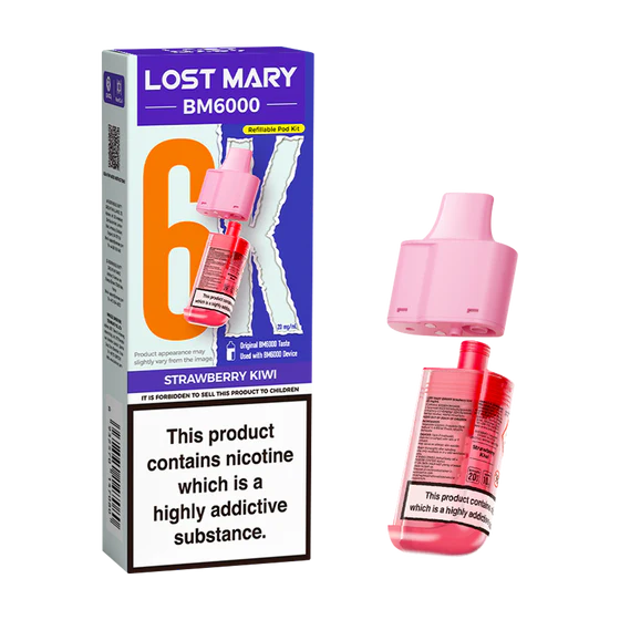 Lost Mary BM6000 Refill - Strawberry Kiwi