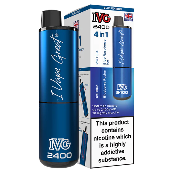 IVG 2400 Rechargeable Kit - Blue Edition