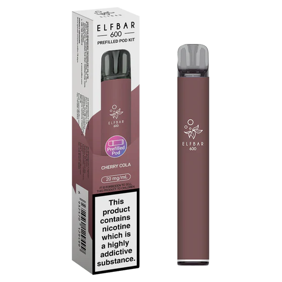 Elf Bar 600 Prefilled Pod Kit - Cherry Cola