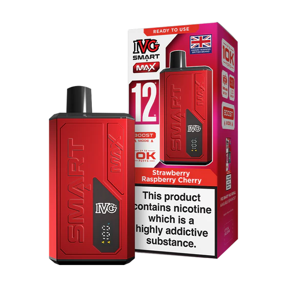 IVG Smart Max 10k Prefilled Pod Kit - Strawberry Raspberry Cherry
