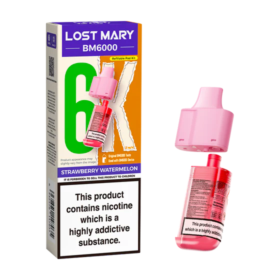 Lost Mary BM6000 Refillable Pod Kit - Strawberry Watermelon