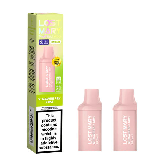 Lost Mary BM600 Prefilled Pods - 2 Pack - Strawberry Kiwi