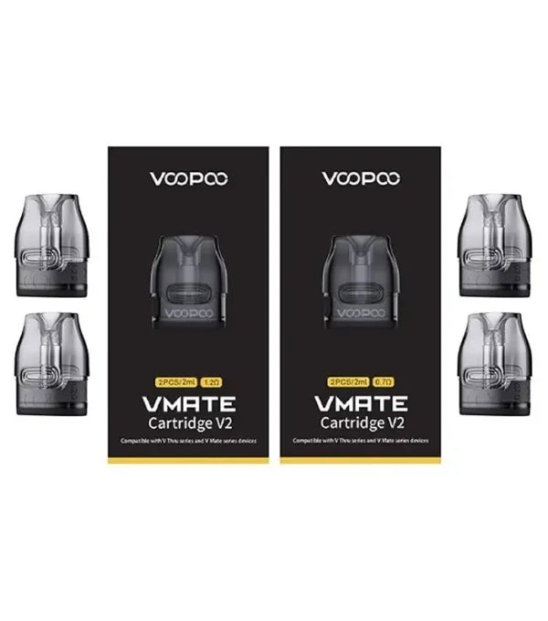 VooPoo Vmate V2 Replacement Pod 2ml (2 Pack)