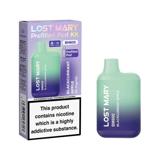 Lost Mary BM600 Prefilled Pod Kit - Blackcurrant Apple