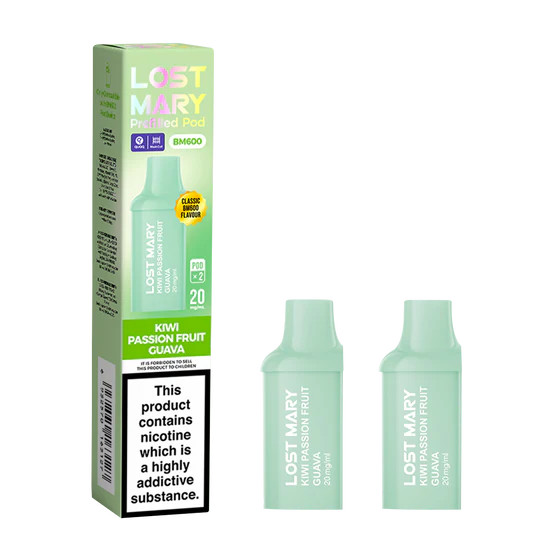 Lost Mary BM600 Prefilled Pods - 2 Pack - Kiwi Passionfruit Guava