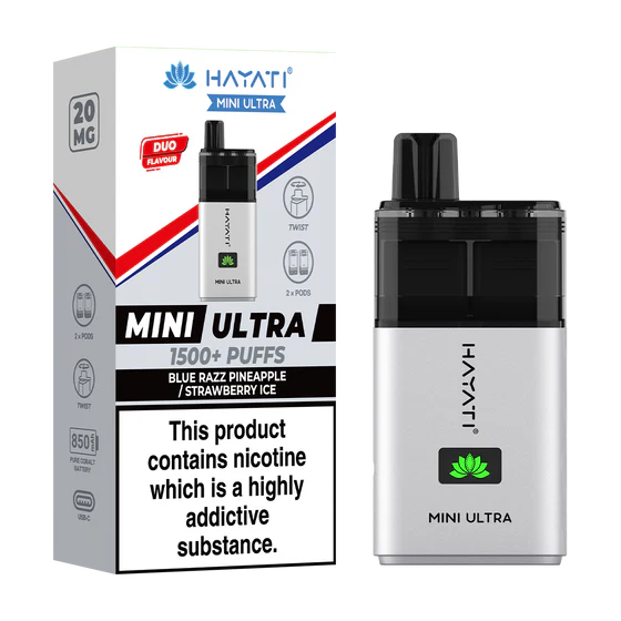 Hayati Mini Ultra Kit - Blue Razz Pineapple / Strawberry Ice