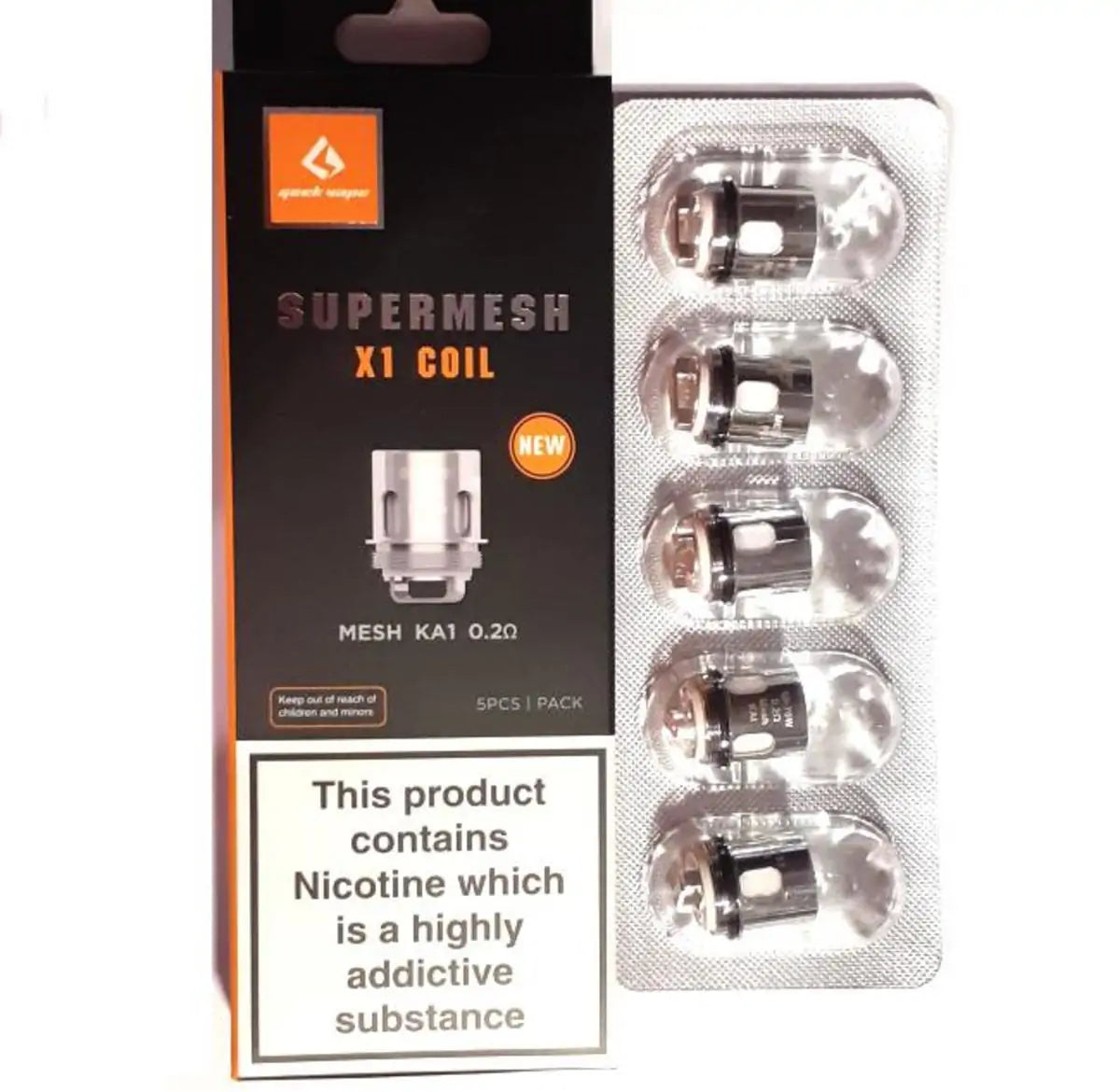 Geek Vape Supermesh X1 Coils (5 Pack)