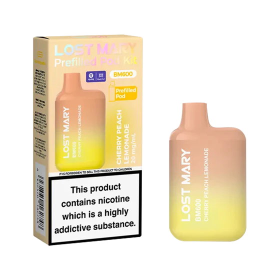 Lost Mary BM600 Prefilled Pod Kit - Cherry Peach Lemonade