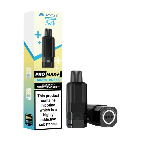 Hayati Pro Max+ 6000 Prefilled Pods - Blueberry Cherry Cranberry