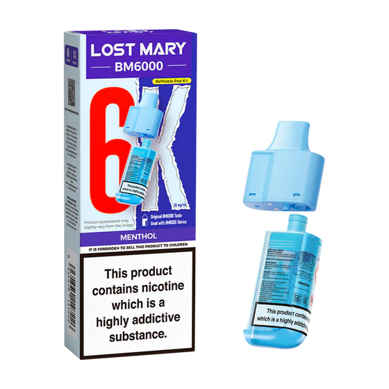 Lost Mary BM6000 Refill - Menthol