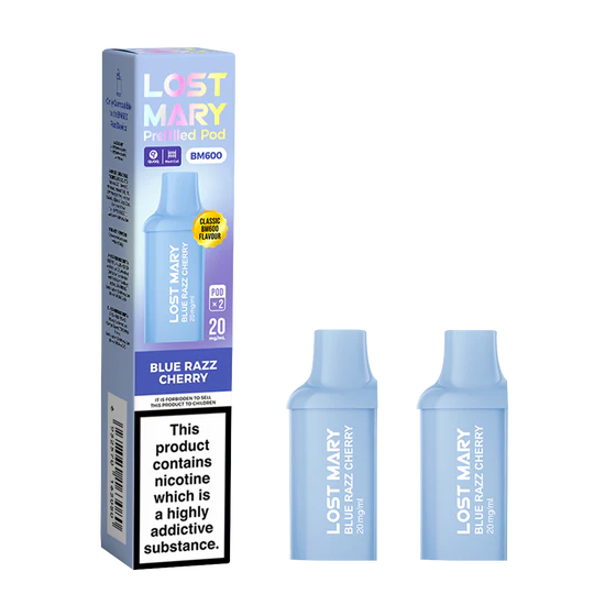 Lost Mary BM600 Prefilled Pods - 2 Pack - Blue Razz Cherry