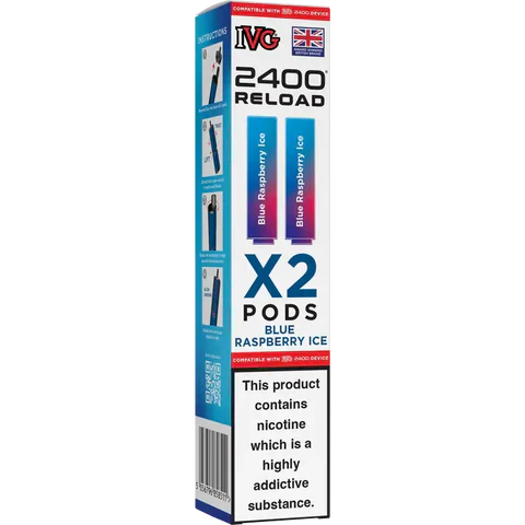 IVG 2400 Reload 2in1 Prefilled Pods