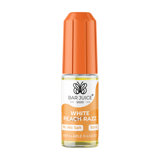 Bar Juice 5000 Nic Salt 10ml - White Peach Razz