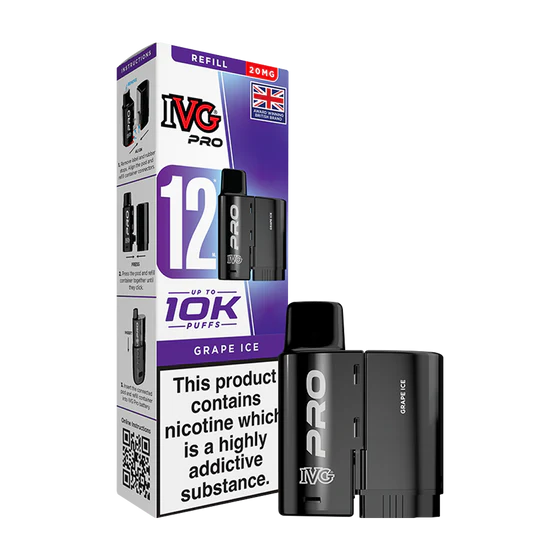 IVG Pro 12 Prefilled Pod - Grape Ice