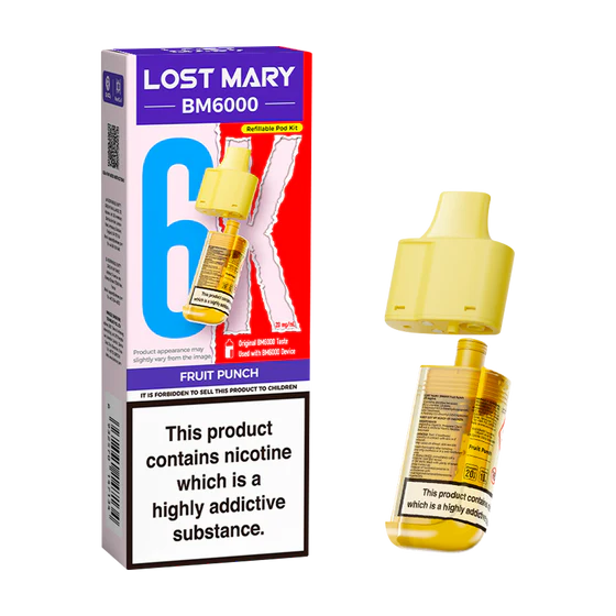 Lost Mary BM6000 Refillable Pod Kit - Fruit Punch