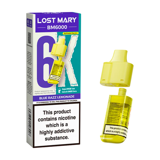 Lost Mary BM6000 Refill - Blue Razz Lemonade