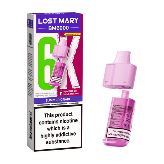 Lost Mary BM6000 Refillable Pod Kit - Summer Grape