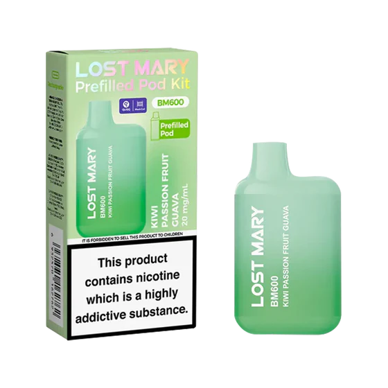 Lost Mary BM600 Prefilled Pod Kit - Kiwi Passionfruit Guava