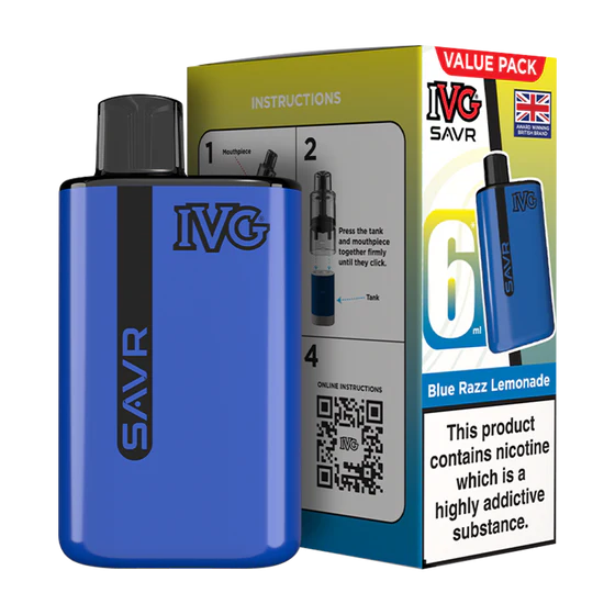IVG SAVR Prefilled Pod Kit - Blue Razz Lemonade