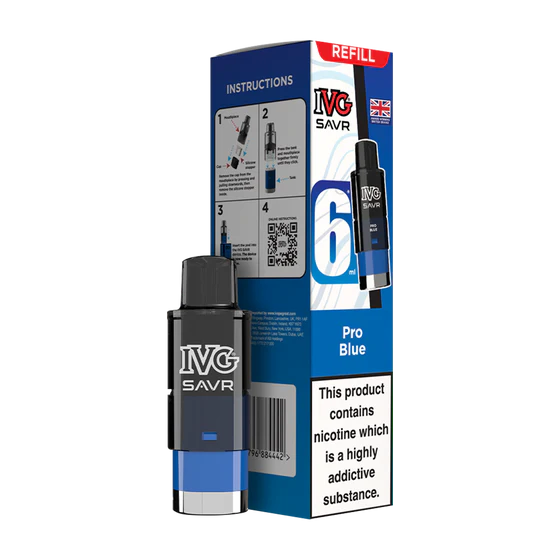 IVG SAVR Prefilled Pods - Pro Blue