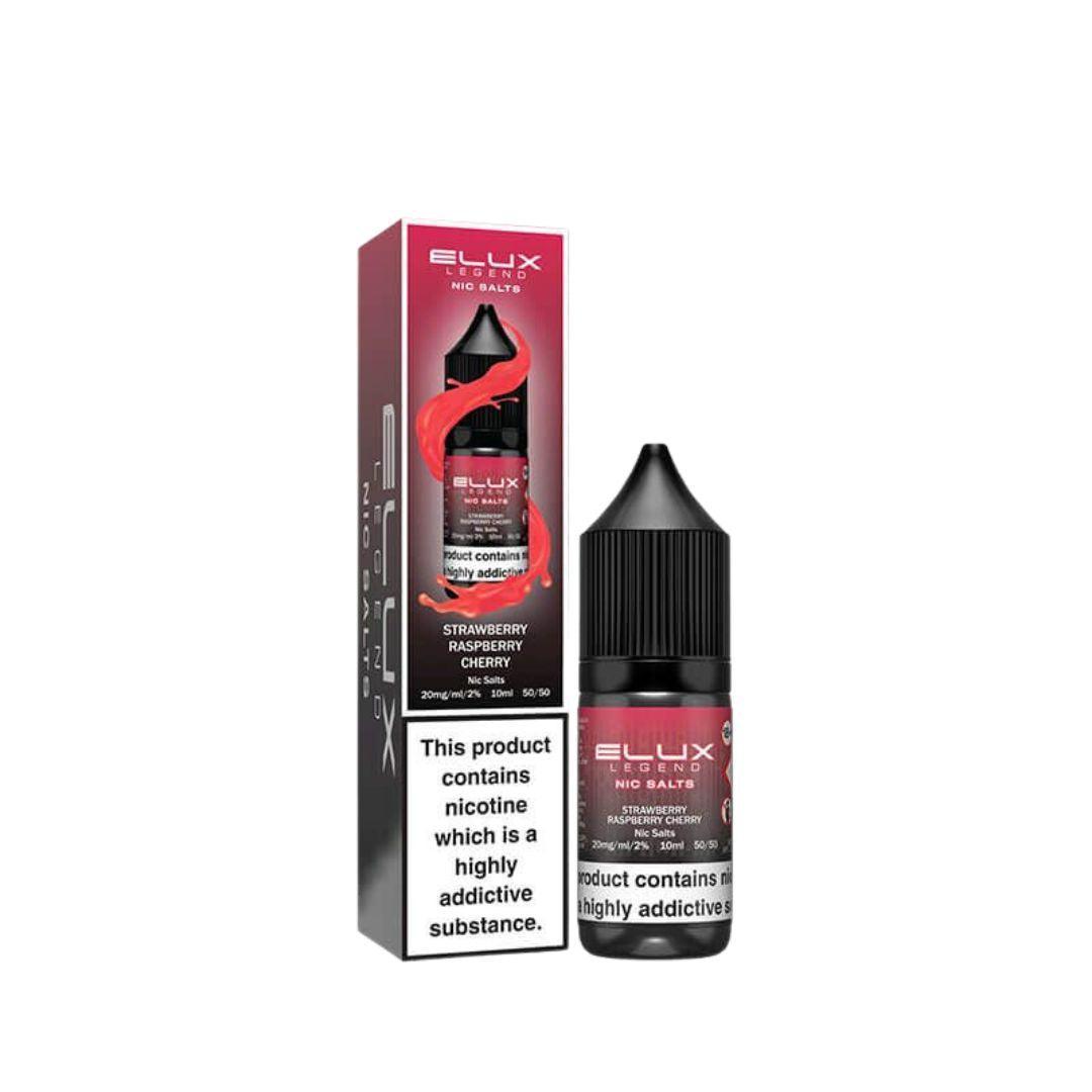 Elux Legend Nic Salt 10ml - Strawberry Raspberry Cherry