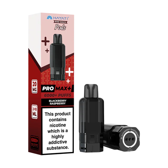 Hayati Pro Max+ 6000 Prefilled Pods - Blackberry Raspberry