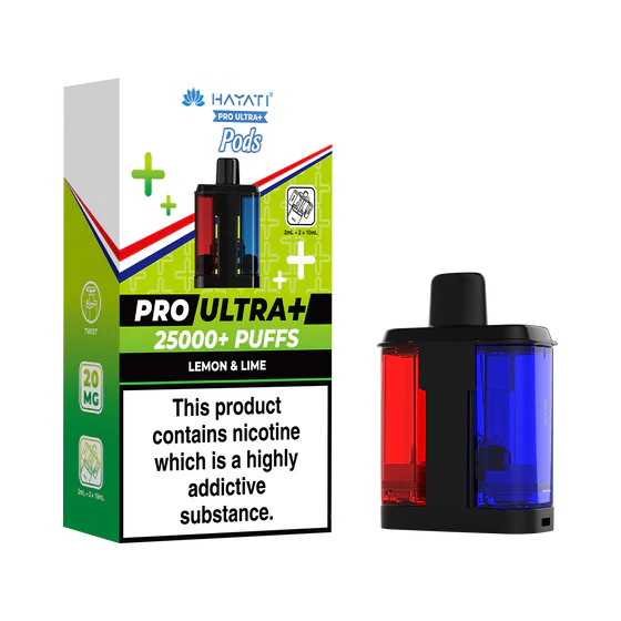 Hayati Pro Ultra Plus 25000 Prefilled Pods - Lemon & Lime