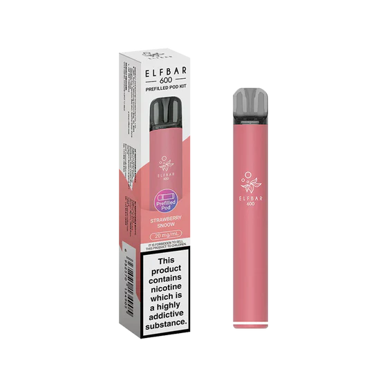 Elf Bar 600 Prefilled Pod Kit - Strawberry Snoow