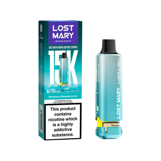 Lost Mary Nera 15k Prefilled Pods - Blueberry Raspberry Ice