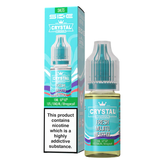 SKE Crystal Nic Salt 10ml - Fresh Menthol Mojito