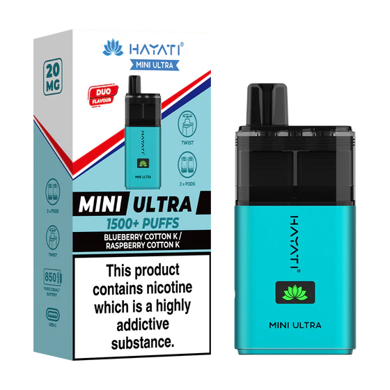 Hayati Mini Ultra Kit - Blueberry Cotton K / Raspberry Cotton K