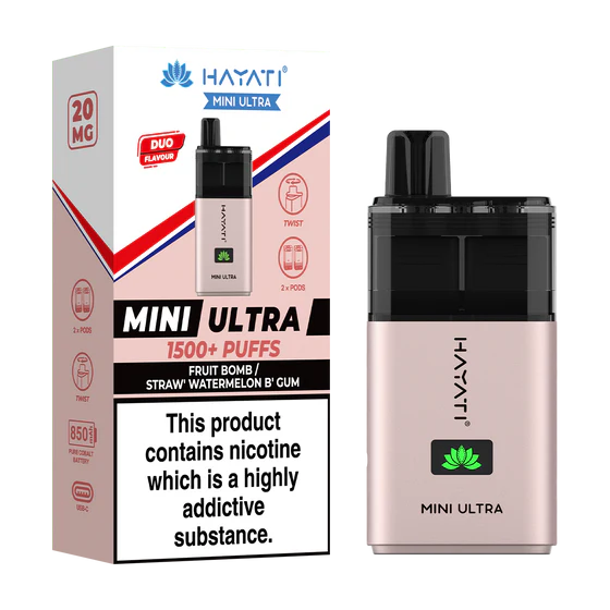 Hayati Mini Ultra Kit - Fruit Bomb / Straw' Watermelon B' Gum