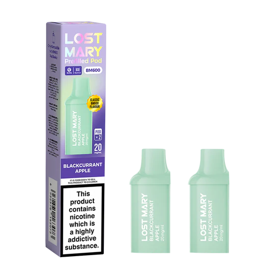 Lost Mary BM600 Prefilled Pods - 2 Pack - Blackcurrant Apple