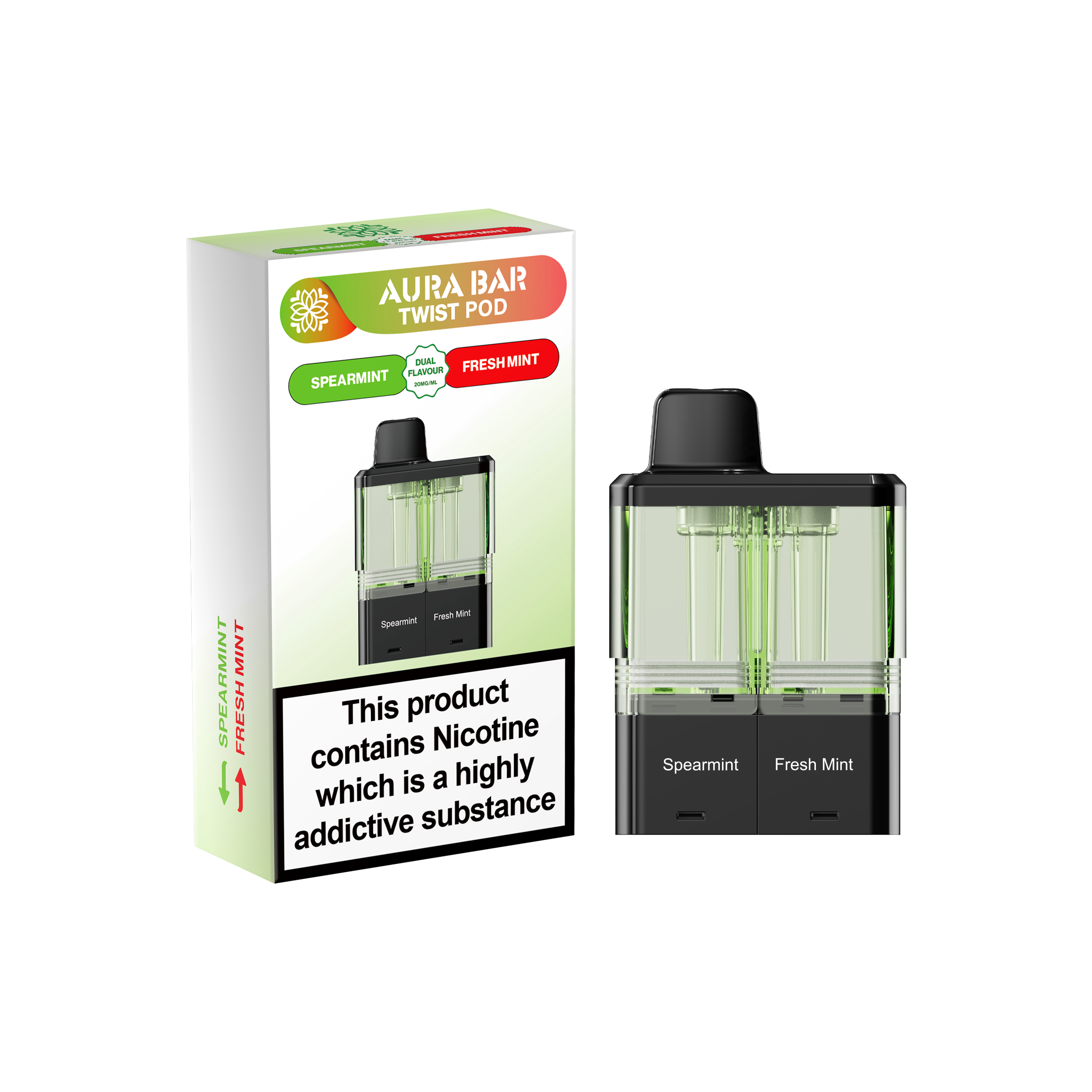Aura Bar Twist 40000 Pre-Filled Pods