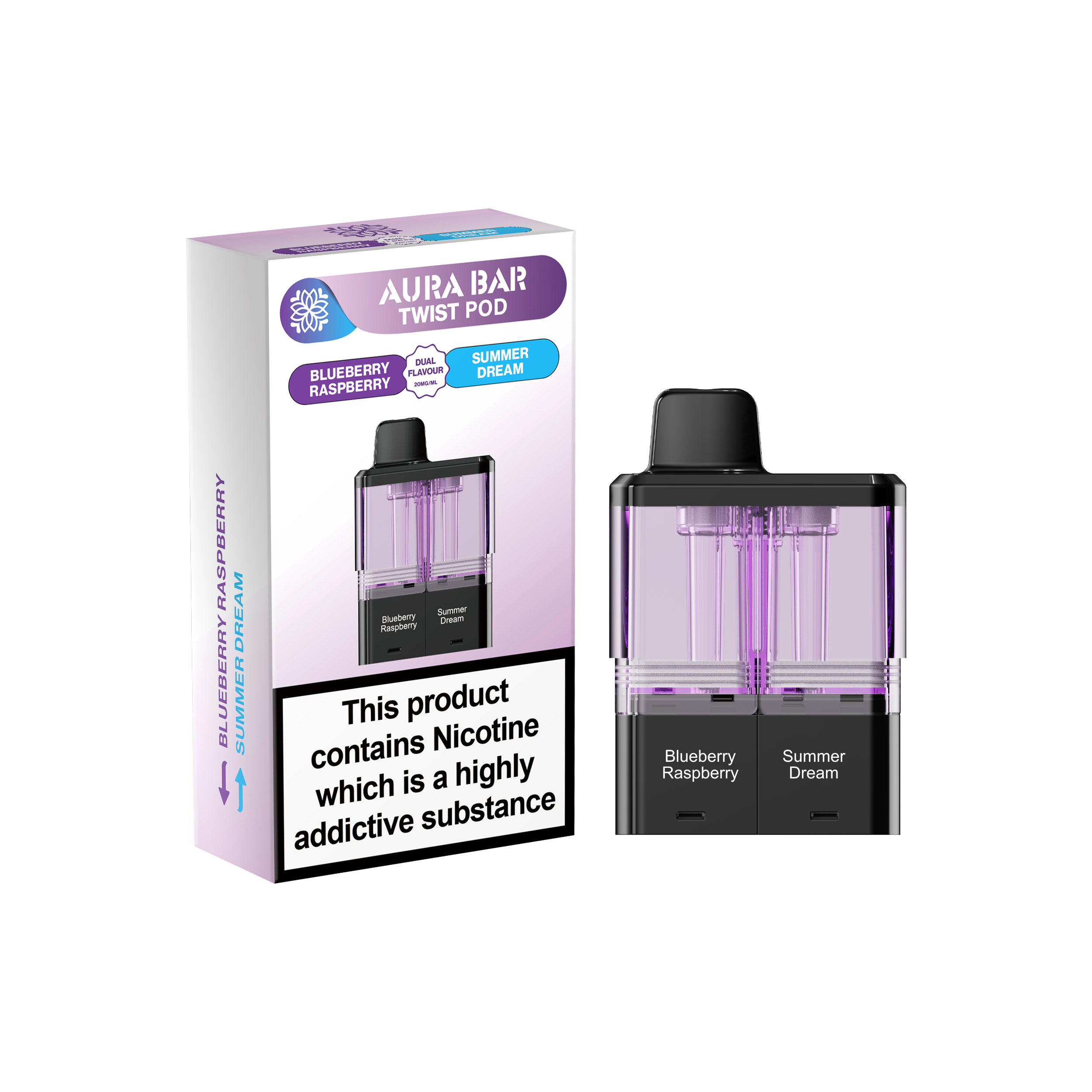 Aura Bar Twist 40000 Pre-Filled Pods
