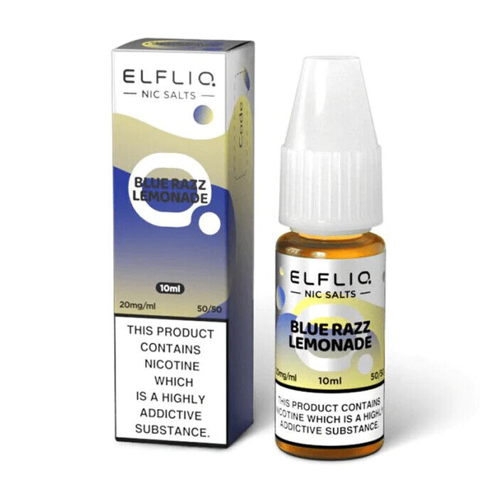 ELFBAR ELFLIQ Blue Razz Lemonade Nic Salts  