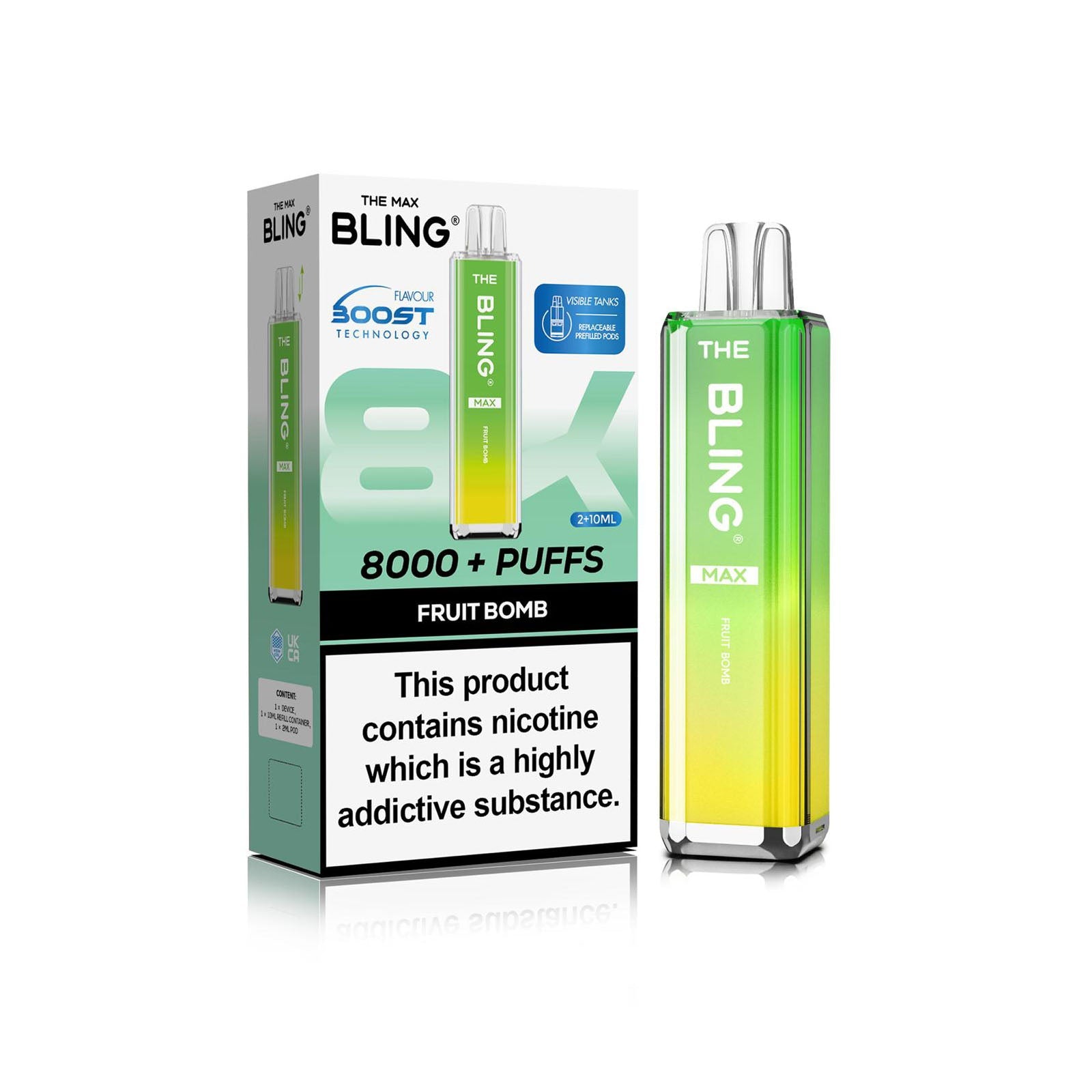 The Crystal Bling Max 8000 Prefilled Vape Kit