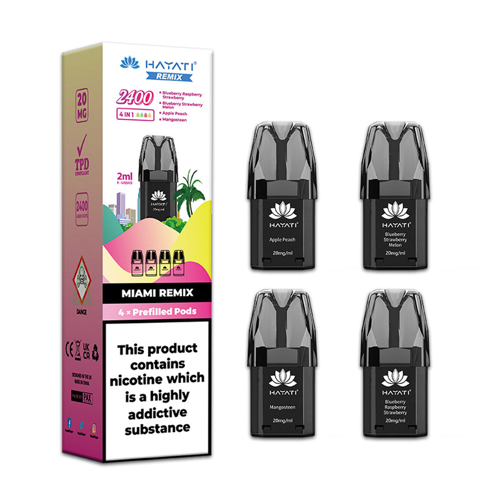 Hayati Remix 2400 Pre-filled Replacement Pods  