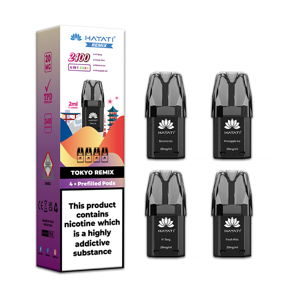 Hayati Remix 2400 Pre-filled Replacement Pods  