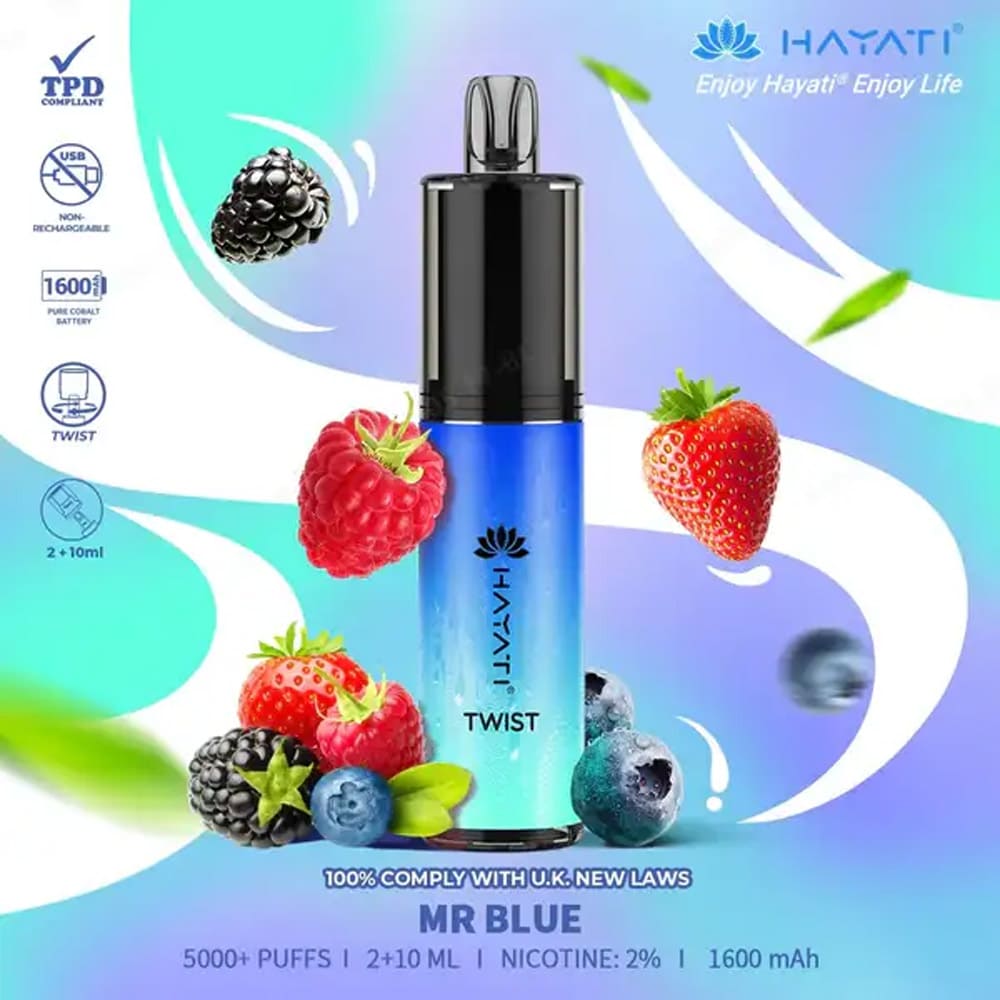 Hayati Twist 5000 Disposable Vape Kit  
