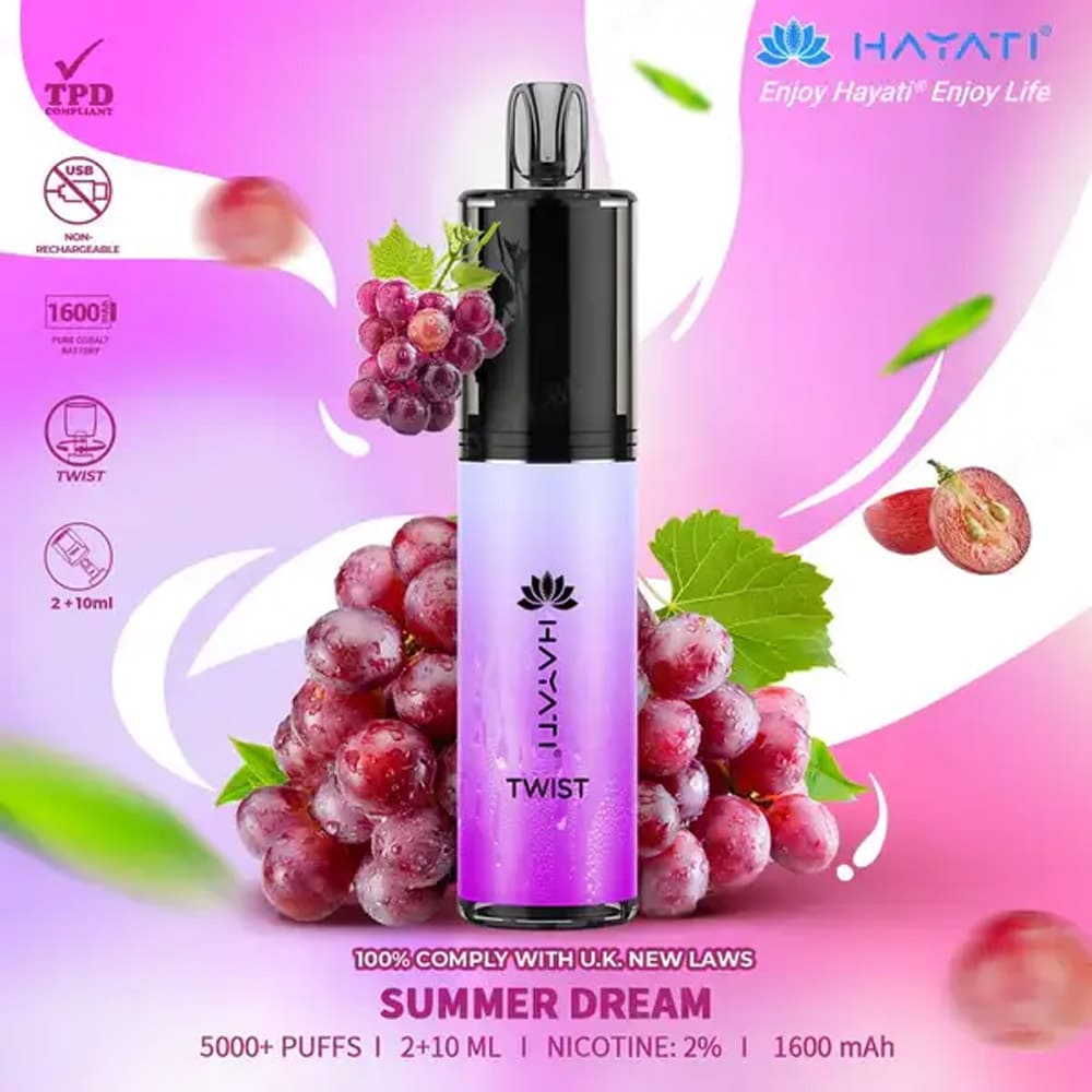 Hayati Twist 5000 Disposable Vape Kit  