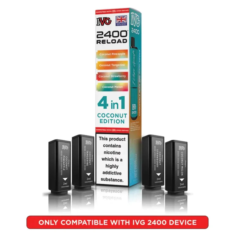 IVG 2400 Reload 4-in-1 Pods  