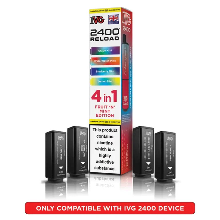 IVG 2400 Reload 4-in-1 Pods  