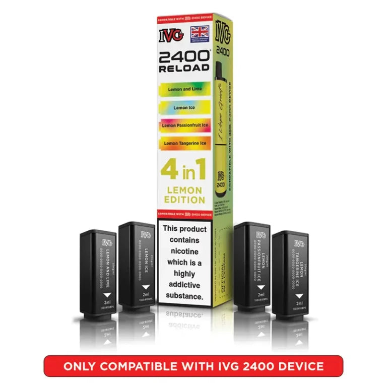 IVG 2400 Reload 4-in-1 Pods  