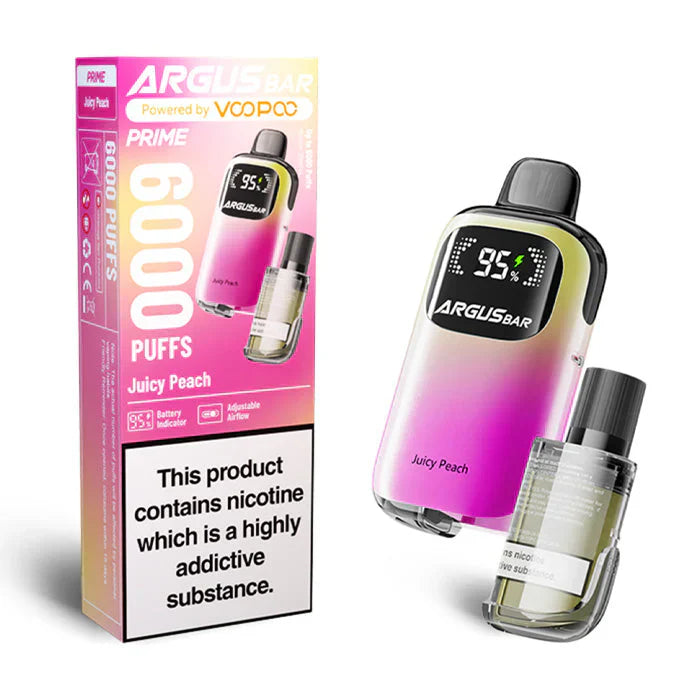 VooPoo Argus Bar Prime 6000 Disposable Vape (Box of 5)  