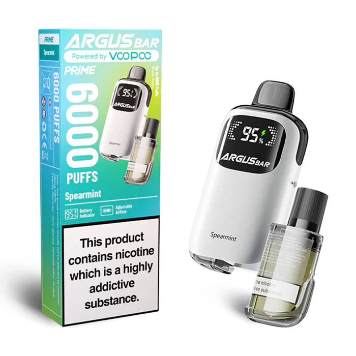 VooPoo Argus Bar Prime 6000 Disposable Vape (Box of 5)  