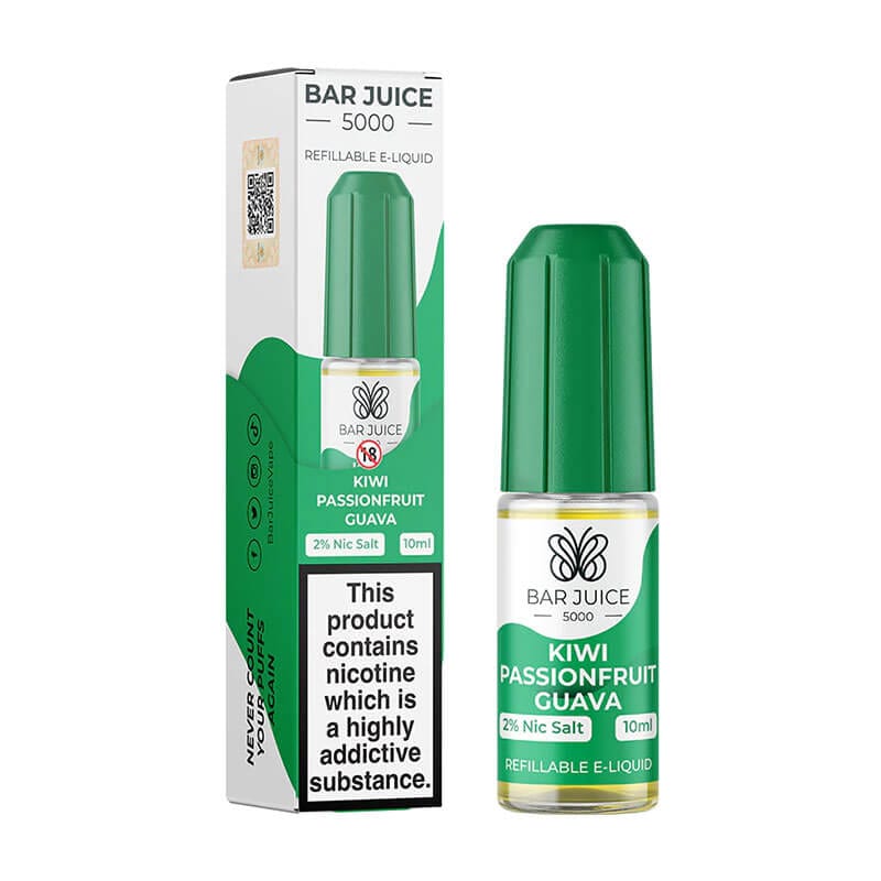 Bar Juice 5000 10ml Nic Salts E-liquids Box of 10  